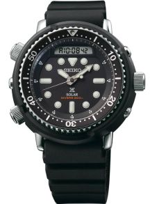 47 mm boett och 20 bar vattentäthet, med automatisk kalender - Seiko Prospex Solar Arnie Diver SNJ025P1