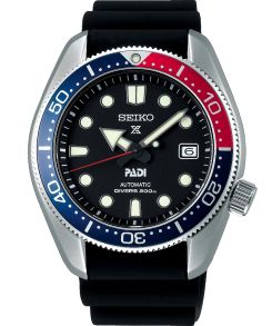 Safirglas och svart silikonarmband - Seiko Prospex Padi Automatic Divers SPB087J1