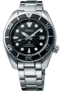 Lyxklocka med roterande bezel och självlysande beläggning - Seiko Prospex Black Sumo Automatic Diver SPB101J1