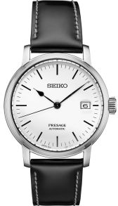 Klassisk elegans och minimal minimalism, som kostar skjortan... och är värt det - Seiko Presage Automatic White Enamel SPB113J1