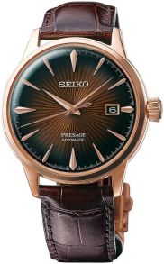Elegant urtavla, elegant läderarmband - Seiko Presage Cocktail Time SRPB46J1