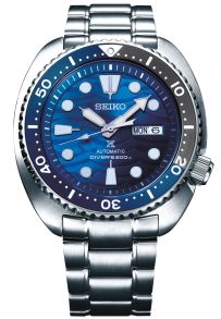 Lyxigt dykarur med 20 bar vattentäthet... boetten har attityd - Seiko Prospex Save The Ocean Special Edition 2019 Turtle SRPD21K1