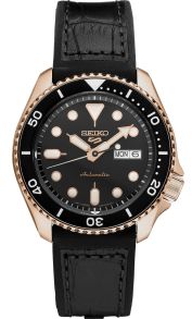 Automatiskt urverk och svart silikonarmband - Seiko 5 Sports Specialist Style Automatic SRPD76K1