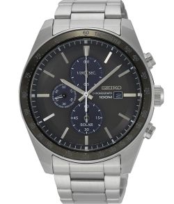 Utöver allt annat häftigt, så kan man justera storleken på armbandet - Seiko Solar Chrono SSC715P1