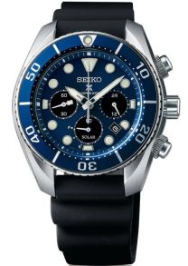 Svart silikonarmband och 20 bar vattentäthet - Seiko Prospex Solar Diver SSC759J1