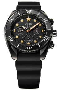 20 bar vattentäthet, safirglas och tillverkad i begränsad upplaga - Seiko Prospex Black Series Limited Edition (3500 pieces worldwide) Solar Diver SSC761J1
