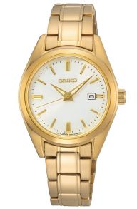 Guldfärgat damur med 10 bar vattentäthet - Seiko Neo Classic SUR632P1