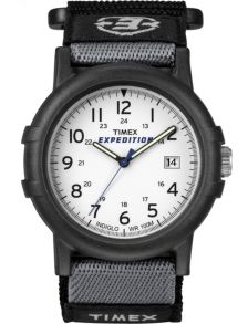 Tydlig urtavla där bara 3 och 15 saknas - Timex Expedition T49713
