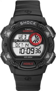 Digital armbandsklocka i harts och akryl, med de tidsvisningar som man kan förvänta sig - Timex Expedition T49977