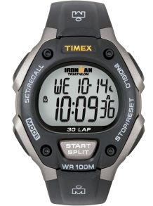 Digital hartsklocka där allt är samlat på en stor skärm - Timex Ironman Triathlon T5E901