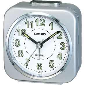 Fyrkantig och silverfärgad - Casio Wake Up Timer TQ-143S-8EF