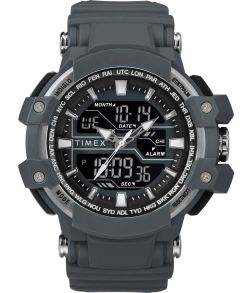 Snyggt digitalur med analoga visare ovanpå - Timex Tactic Digital TW5M22600