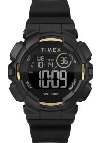Svart digitalur med visning av allt du vill veta från en klocka - Timex Mako TW5M23600