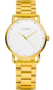 Guldarmband i rostfritt stål - Tayroc Curve Kensington TY183