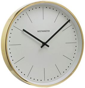 Den sifferlösa väggklockan som fanns i din skola - Westminster Wall Clock MW3309-1