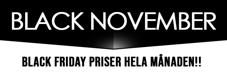 Black November - Vi kör Black Friday hela månaden